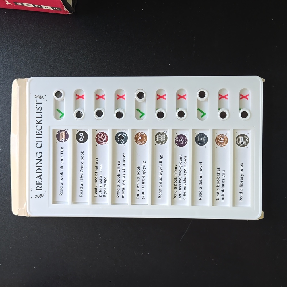 OwlCrate Reading Checklist - Picture 5 of 7